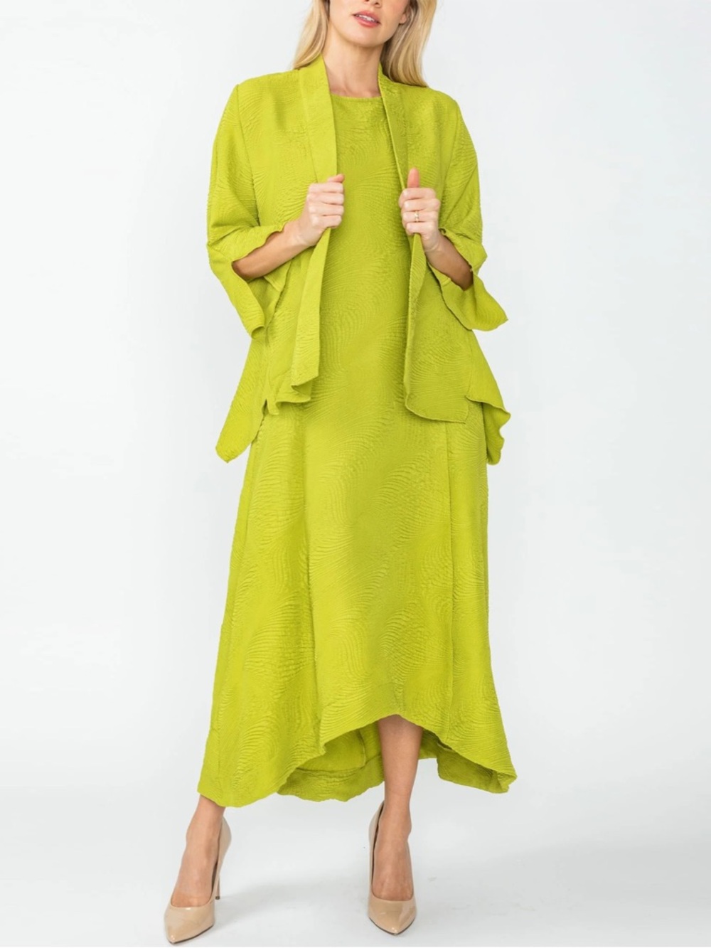 IC by Connie K - Kiwi Crop Kimono Cardigan